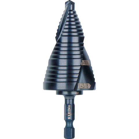 Klein Tools A-QRST15 Quick Rls Dbl Spiral Flute 7/8" - 1-3/8" - ARCK Electrical Wholesale Supplies