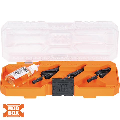 Klein Tools A-QRST3PC 3Pce Prem Quick Rls Step Drill Bit Kit - ARCK Electrical Wholesale Supplies