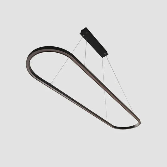 Saturn Convex 150 (1500x350mm) Texture Black. 60w LED 3000k. BTC & Phase Dimmable Driver - SC-150BL - ARCK Electrical Wholesale Supplies