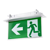 BLADE RECESSED MOUNT EXIT- SP-2002BK