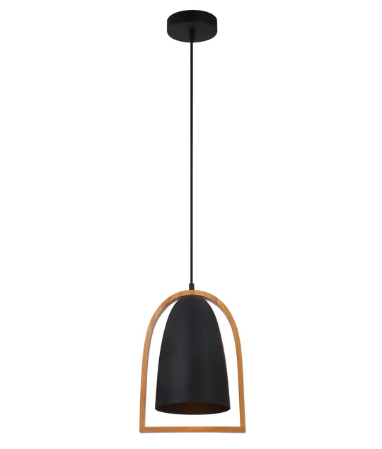 Swing Black Ellipse 1 Light Pendant - SWING6 - ARCK Electrical Wholesale Supplies