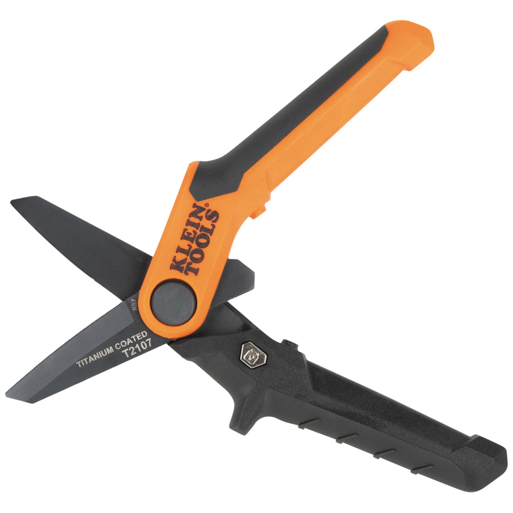 Klein Tools A-T2107 7In Ti Coated Compact Shears - ARCK Electrical Wholesale Supplies