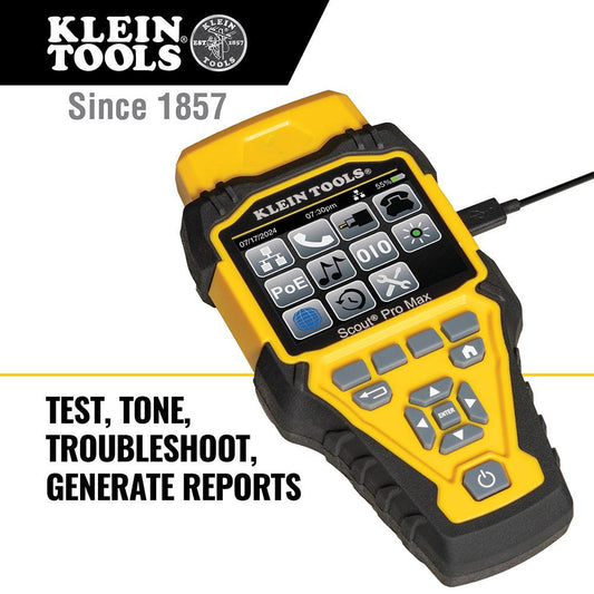 Scout® Pro Max Network Cable Tester With Remote Set - A-VDV501-770