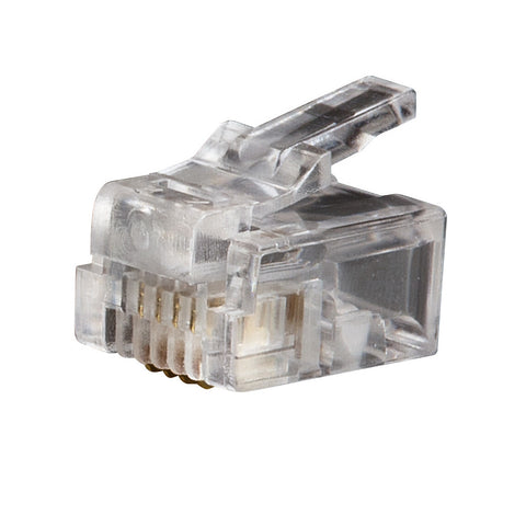 Klein Tools A-VDV826-601 Modular Telephone Plugs Rj11 6P4C 25Pk - ARCK Electrical Wholesale Supplies