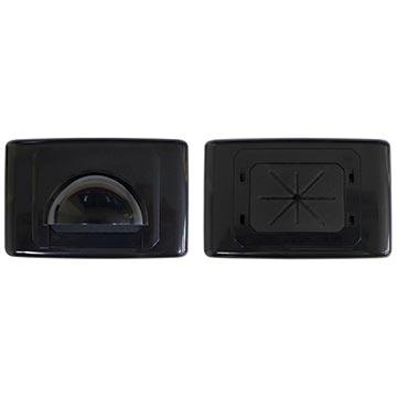 Large Bullnose Outlet Plate (Black) - 05MM-WP61B