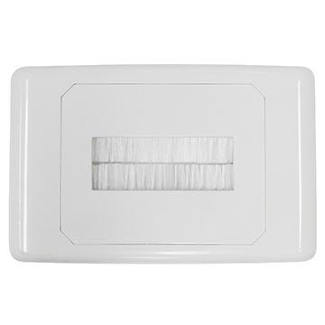 Outlet Plate with Brush Cover