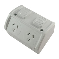 Dexton Double Weatherproof Power Point - DXWP2
