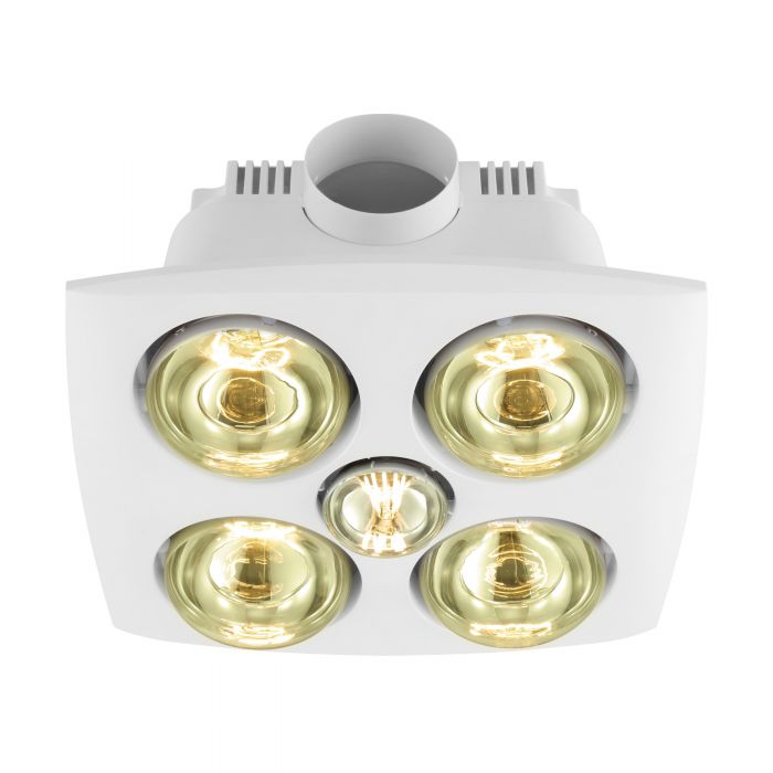 Vesuvius 3-in-1 Bathroom Heater & 4 LED Light - 204153