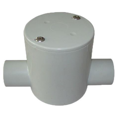 PVC-2 Way Deep J/Box Grey 25mm - JBD-25G/2
