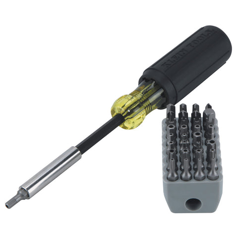 Magnetic Screwdriver with 32 Tamperproof Bits - A-32510