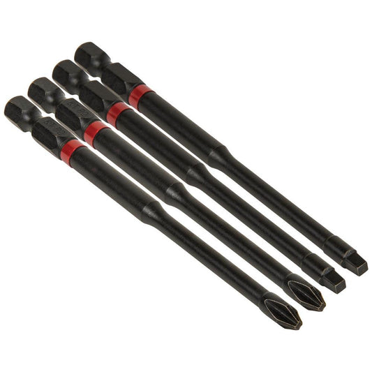 PRO IMPACT POWER BITS, ASSORTED 4-PACK A-32795 - ARCK Electrical Wholesale Supplies