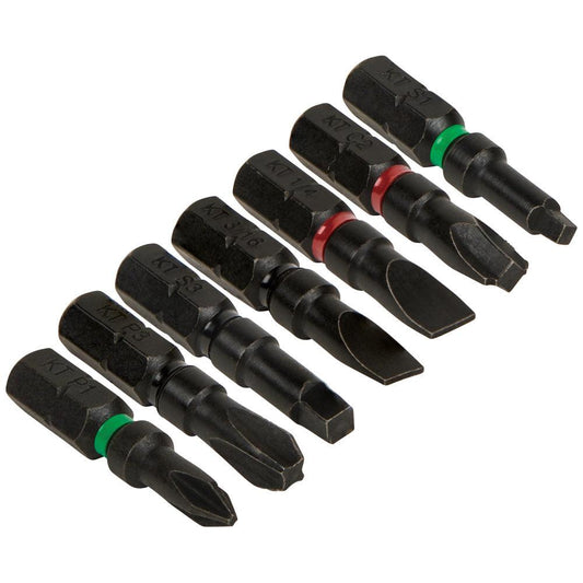 PRO IMPACT POWER BITS, ASSORTED 7-PACK A-32796 - ARCK Electrical Wholesale Supplies
