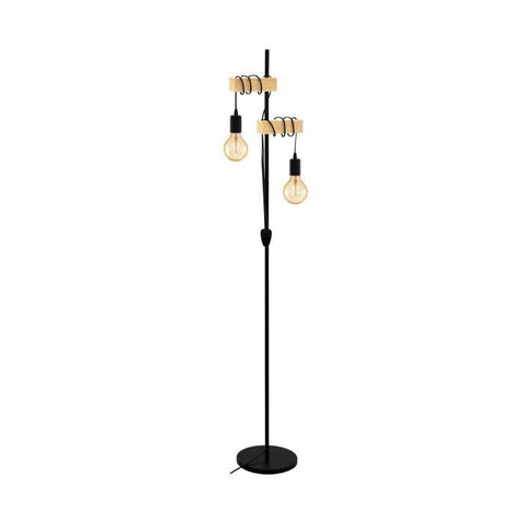 Townshend Scandustrial Floor Lamp 2Lt - 32919N