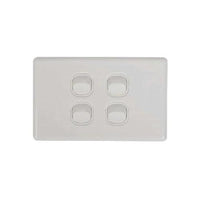 Tesla Slimline Series Switch - 4 Gang - TESNSW4V