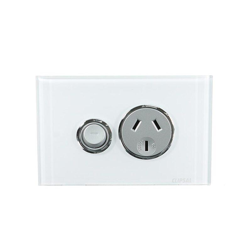 Clipsal Prestige 2 Gang Switch - P2032VA-WE