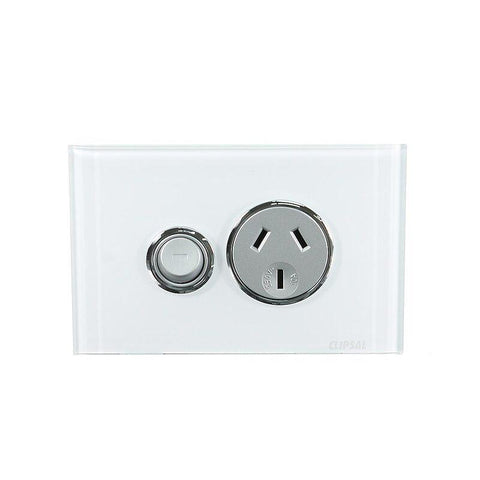 Clipsal Prestige 2 Gang Switch - P2032VA-WE