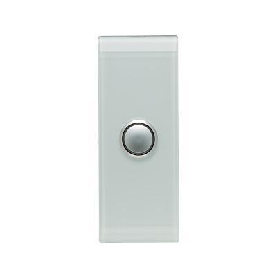 CLIPSAL SATURN 1 GANG PUSHBUTTON LED ARCHITRAVE SWITCH - OCEAN MIST - 4061ALOM