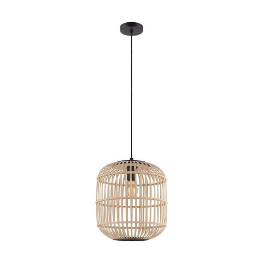 Bordesley Pendant Light Natural Beach Style Large - 43216N