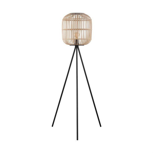 Bordesley Wooden Floor Lamp 1Lt  - 43219N