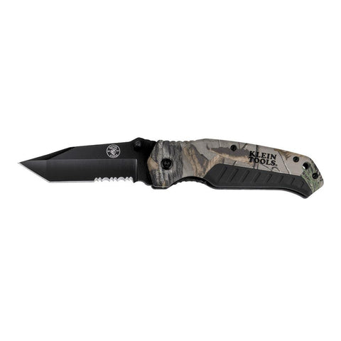 CAMO REAL TREE TANTO POCKET KNIFE 3.5 A-44222