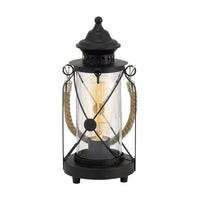 Bradford Vintage Table Lamp With Rope and Switch - 49283N