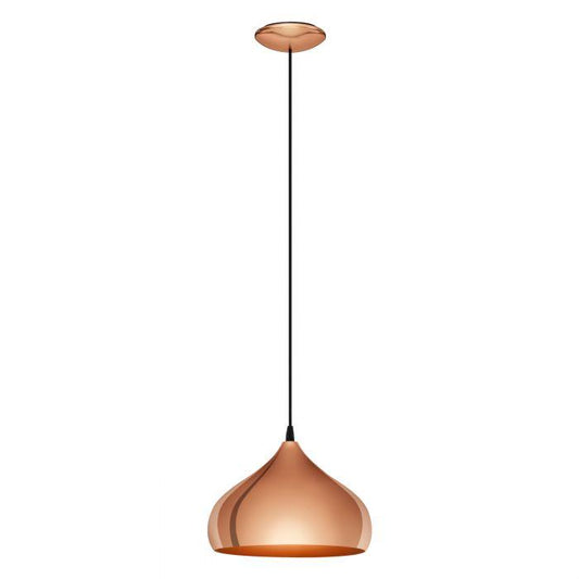 Hapton Pendant Light 1Lt in Copper Steel - 49449 - ARCK Electrical Wholesale Supplies