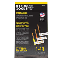 WIRE MARKERS  277/480V BROWN  ORANGE A-56252