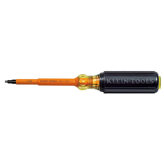 INSULATED S/DRIVER, NO.2 SQUARE, 4IN SHANK A-662-4-INS - ARCK Electrical Wholesale Supplies