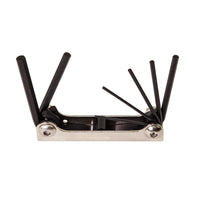 SEVEN-KEY METRIC FOLDING HEX-KEY SET A-70582