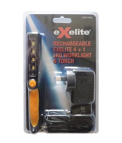 WORK LIGHT & TORCH Hand 4+1 Angle - LED41WKL - ARCK Electrical Wholesale Supplies