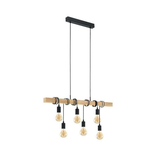 Townshend Ultra Modern Timber Pendant Light - 95499 - ARCK Electrical Wholesale Supplies