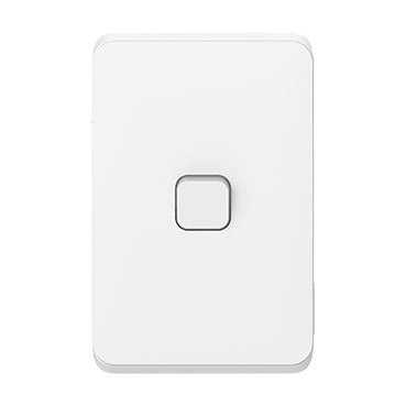 Clipsal Iconic 1 Gang Switch - 3041VA-VW