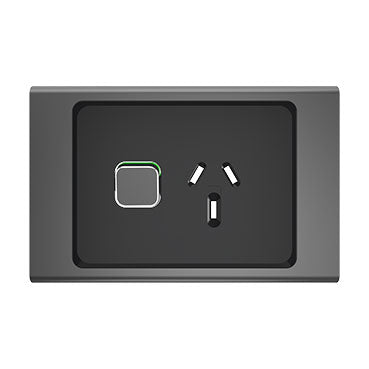 Clipsal Iconic STYL Single PowerPoint Plate - S3015C