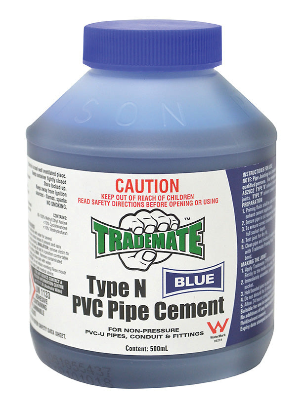 PIPE CEMENT PVC - BLUE TYPE N 500ML - A5422