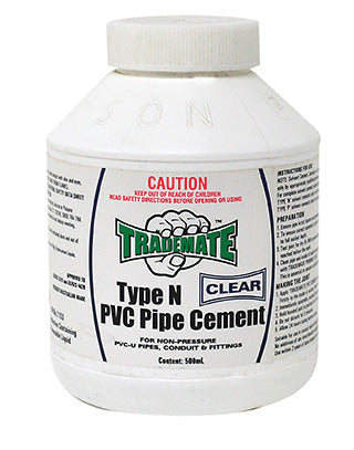PIPE CEMENT PVC - CLEAR TYPE N 500ML - A5427