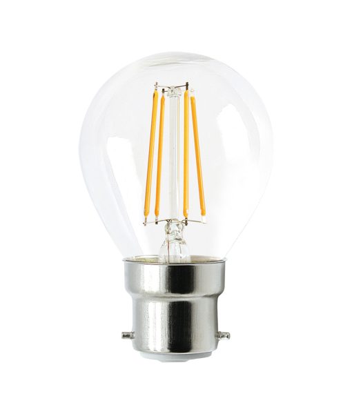 Fancy Round LED Filament Dimmable Globes (4W)