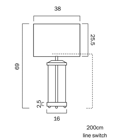CHRIS TABLE LAMP