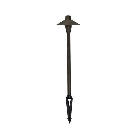 SPIKE FIXED 12V G4 Rustic Brass IP54 L800mm L/Glare - COOLIE01