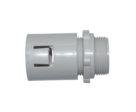 ADAPTOR SCREW TO CORRUGATED 25MM W/CLIP - CSCT25-P