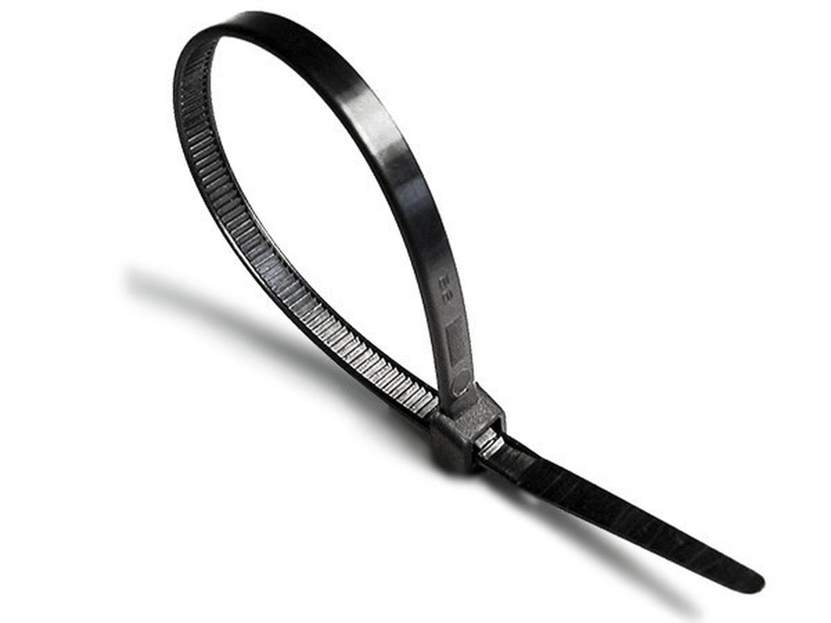 Cable Tie Nylon190x4.8mm Black (1000/pkt) - TIE185B/1000