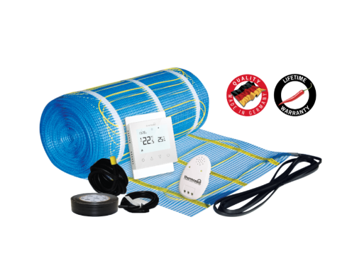 Thermonet 200W/m² In Screed and Bathroom Heating Kit with Thermostat