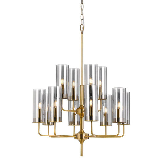 DECARO 12 LIGHTS PENDANT GOLD