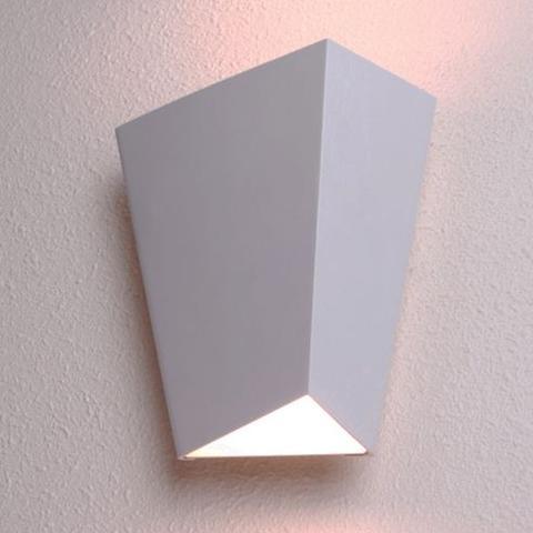 WALL Int City S/M Up/Dn LED 12W TRNGLE Sand Wh 3K  469 Lm - DELHI - ARCK Electrical Wholesale Supplies