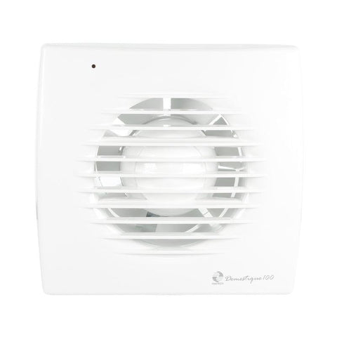 Fantech 155mm x 155mm Flush Mounted Square Exhaust Fan (100mm Duct) - DOM-100