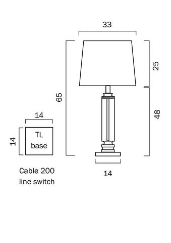 DORCEL TABLE LAMP