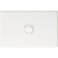 Slimline 1 Gang Single Light Switch - DXSW1VWH