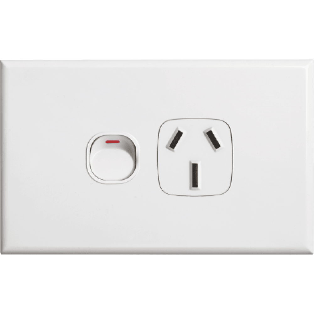 Standard 15Amp single power point - DXWGPO1/15
