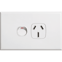 Standard 15Amp single power point - DXWGPO1/15