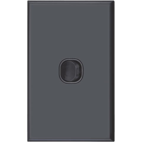 Gloss Black standard 1 gang switch - DXWS1V/B