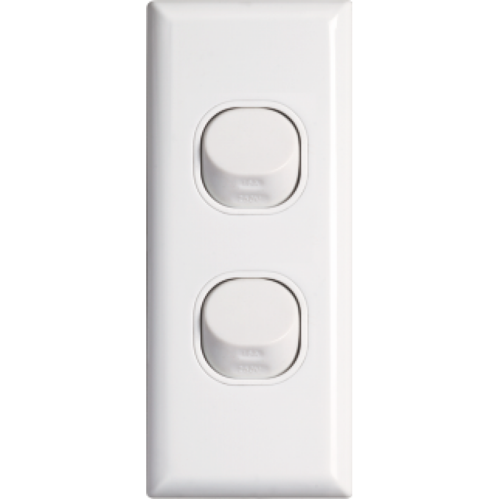 Standard double architrave switch vertical  - DXWS2/ A